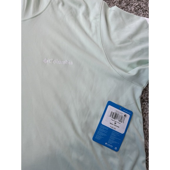 Columbia Rapid Creek Hoodie Omni Shade UPF 50 Sun Shirt Green Mens Medium NWT - Picture 3 of 8